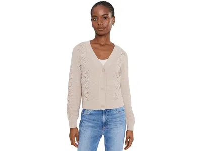 Splendid Bridget Cardigan Women's Sweater Light Fawn: Xl (women's 14-16) In Neutral