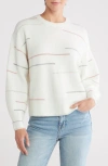 Splendid Quinn Striped Sweater In Pale Oak Multi
