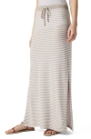 Splendid Brooke Stripe Maxi Skirt In Fawn Stripe