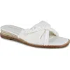Splendid Brooklyn Slide Sandal In White Sand