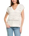 Splendid Brynna Open Stitch V-neck Sweater