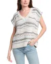 Splendid Brynna Sweater Poncho In White