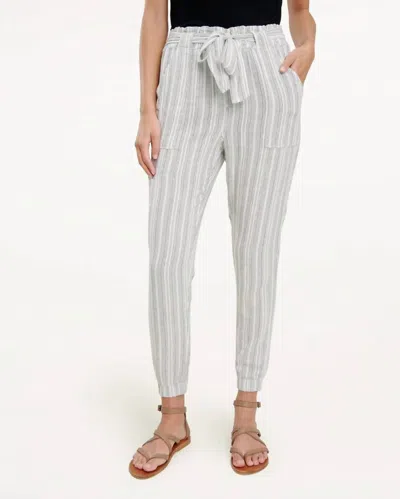 Splendid Bungalow Stripe Pant In Grey In Gray