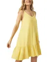 Splendid Gisele Mini Dress In Buttercup