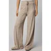 Splendid Cable Drawstring Wide Leg Pants In Nude