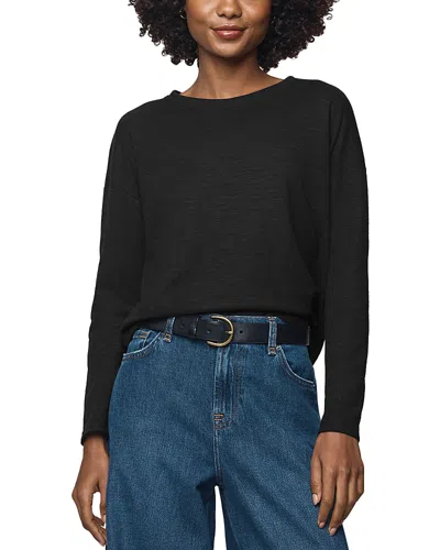 Splendid Callista Long Sleeve Tee In Black