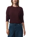 Splendid Callista Long Sleeve Tee In Purple