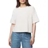 Splendid Callista Short Sleeve T-shirt In Neutral