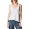 Splendid Cambell Mixed Stitch Sweater Tank In White