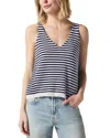 Splendid Cambell Sweater Tank In Navy/white