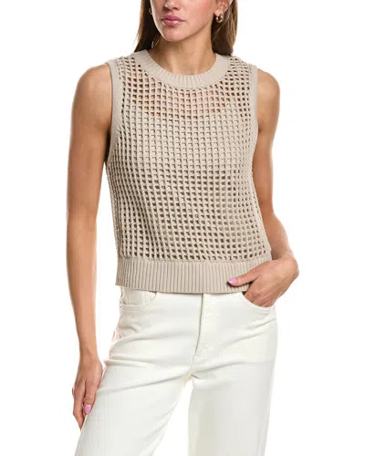 Splendid Camellia Sweater Tank In Neutral