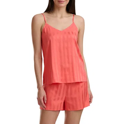 Splendid Cami And Boxer Pajamas In Pink