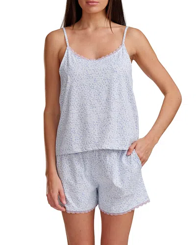 Splendid Cami Boxer Pajama Set In Blue