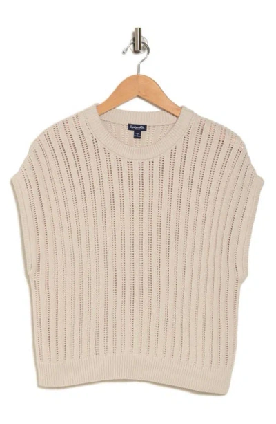 Splendid Camille Knit Sweater Vest In Oat
