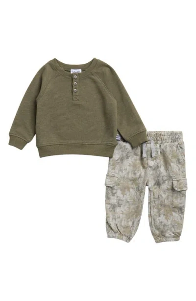 Splendid Babies'  Camper Sweatshirt & Joggers Set In Multi