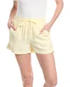 Splendid Campside Linen-blend Short In Orange