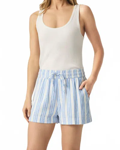 SPLENDID CAMPSIDE STRIPE SHORT IN STEEL BLUE STRIPE