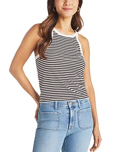 Splendid Candice Tank Top In Lead Stripe