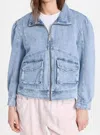 Splendid Capri Denim Jacket In Indigo