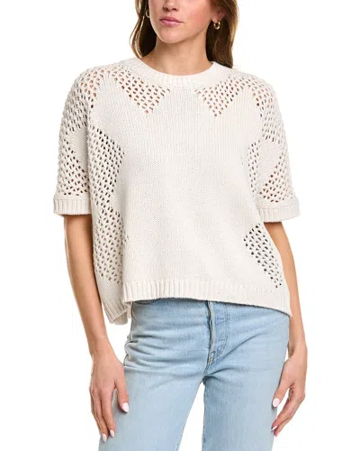 Splendid Capri Sweater In White