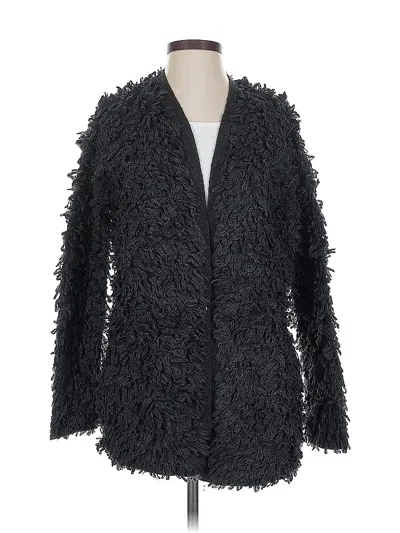 Pre-owned Splendid Cardigan Sweater In Black