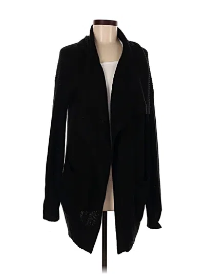 Pre-owned Splendid Cardigan Sweater In Black