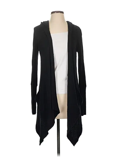 Pre-owned Splendid Cardigan Sweater In Black