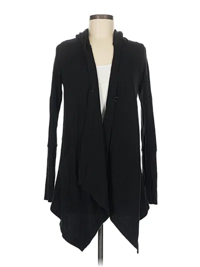 Pre-owned Splendid Cardigan Sweater In Black
