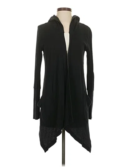 Pre-owned Splendid Cardigan Sweater In Black