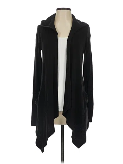 Pre-owned Splendid Cardigan Sweater In Black