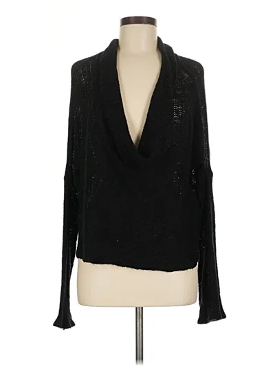 Pre-owned Splendid Cardigan Sweater In Black