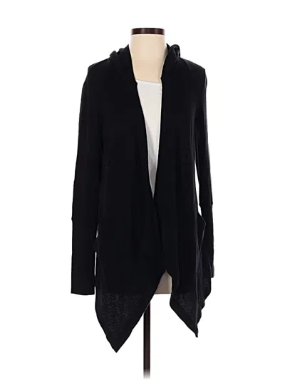 Pre-owned Splendid Cardigan Sweater In Black