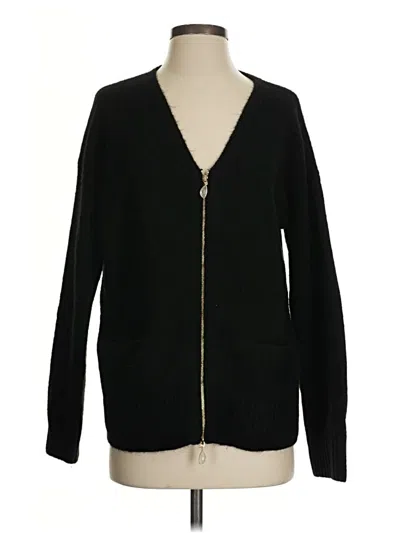 Pre-owned Splendid Cardigan Sweater In Black