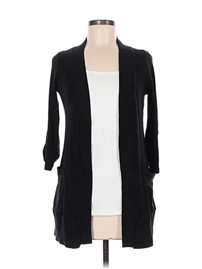 Pre-owned Splendid Cardigan Sweater In Black
