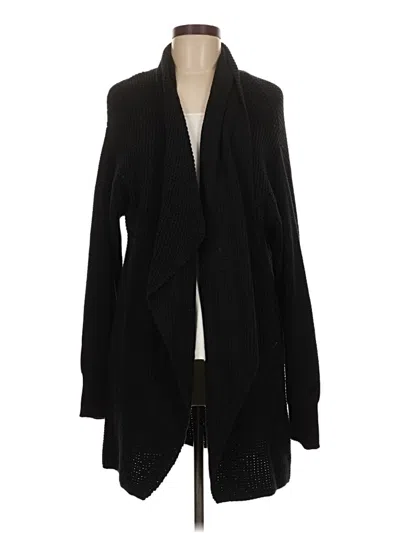 Pre-owned Splendid Cardigan Sweater In Black
