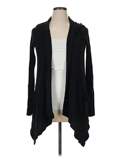 Pre-owned Splendid Cardigan Sweater In Black