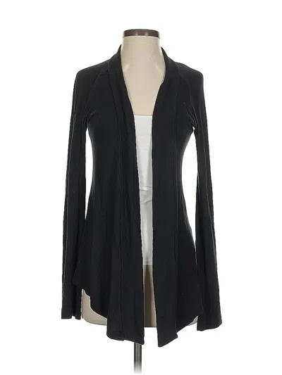 Pre-owned Splendid Cardigan Sweater In Black