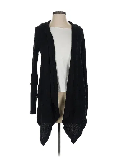 Pre-owned Splendid Cardigan Sweater In Black