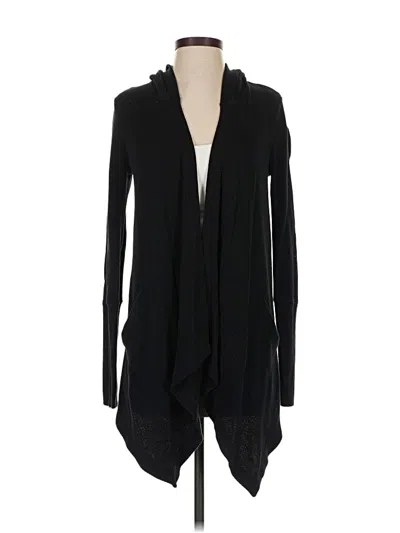 Pre-owned Splendid Cardigan Sweater In Black