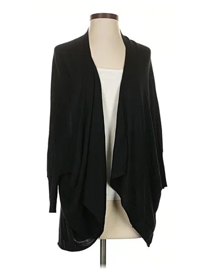 Pre-owned Splendid Cardigan Sweater In Black