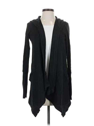 Pre-owned Splendid Cardigan Sweater In Black