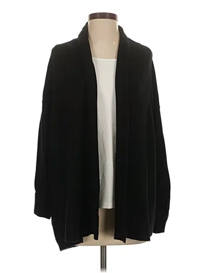 Pre-owned Splendid Cardigan Sweater In Black