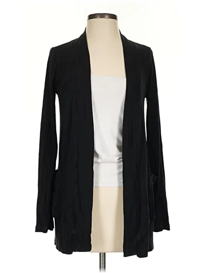 Pre-owned Splendid Cardigan Sweater In Black