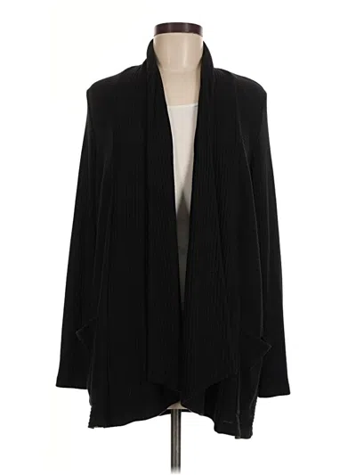 Pre-owned Splendid Cardigan Sweater In Black