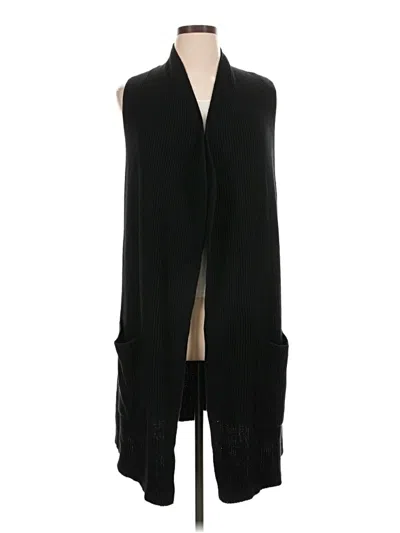 Pre-owned Splendid Cardigan Sweater In Black