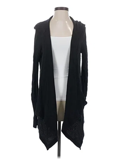 Pre-owned Splendid Cardigan Sweater In Black