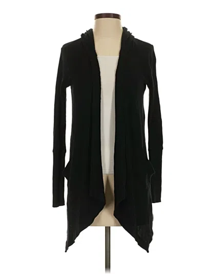 Pre-owned Splendid Cardigan Sweater In Black
