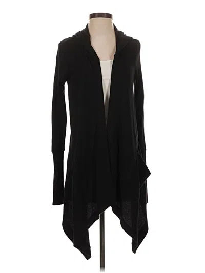 Pre-owned Splendid Cardigan Sweater In Black
