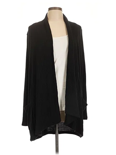 Pre-owned Splendid Cardigan Sweater In Black