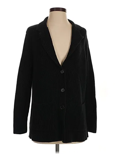 Pre-owned Splendid Cardigan Sweater In Black